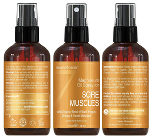 Sore Muscles Magnesium Spray, 4 Oz