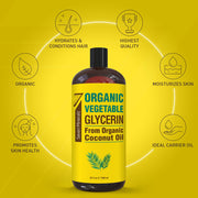 Organic Vegetable Glycerine (Shipping Within USA only)