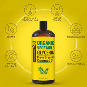 Organic Vegetable Glycerine (Shipping Within USA only) - Seven