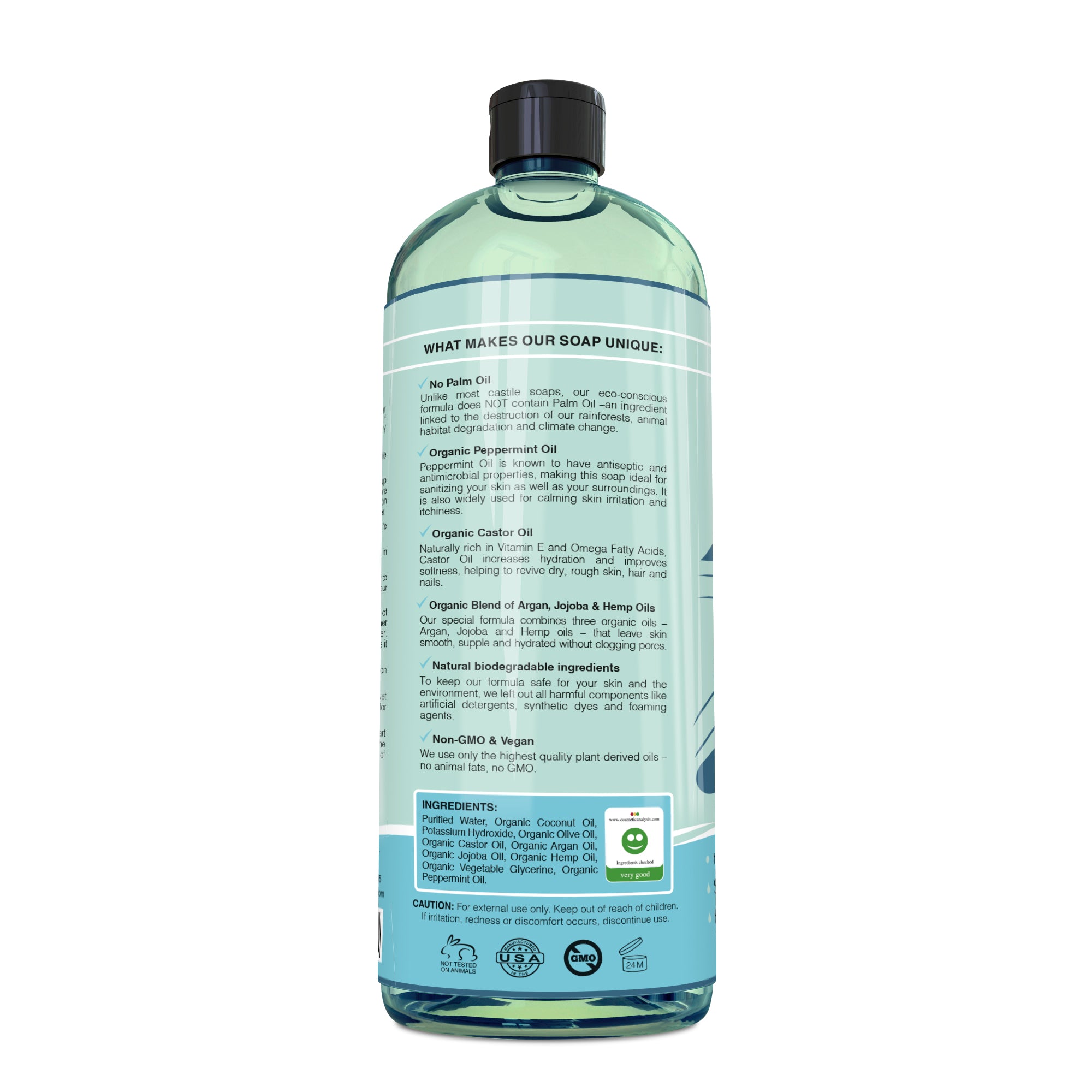 Castile Soap - Peppermint (Shipping Within USA only)