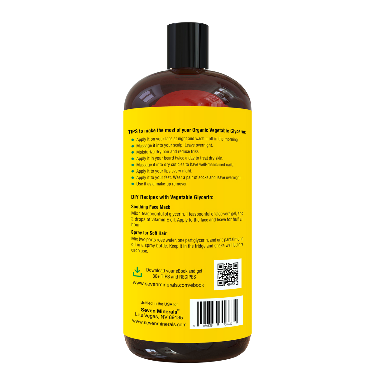Organic Vegetable Glycerine (Shipping Within USA only)