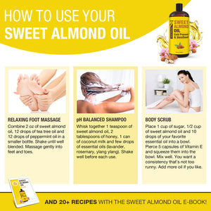 almond oil uses
