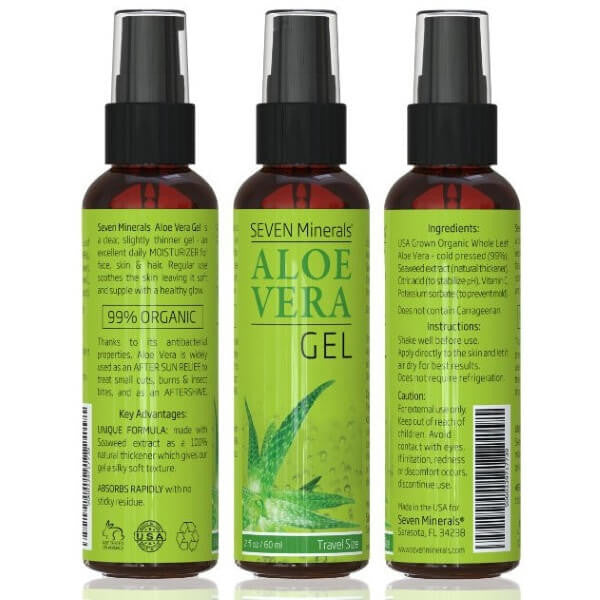 Aloe Vera Gel Travel trio