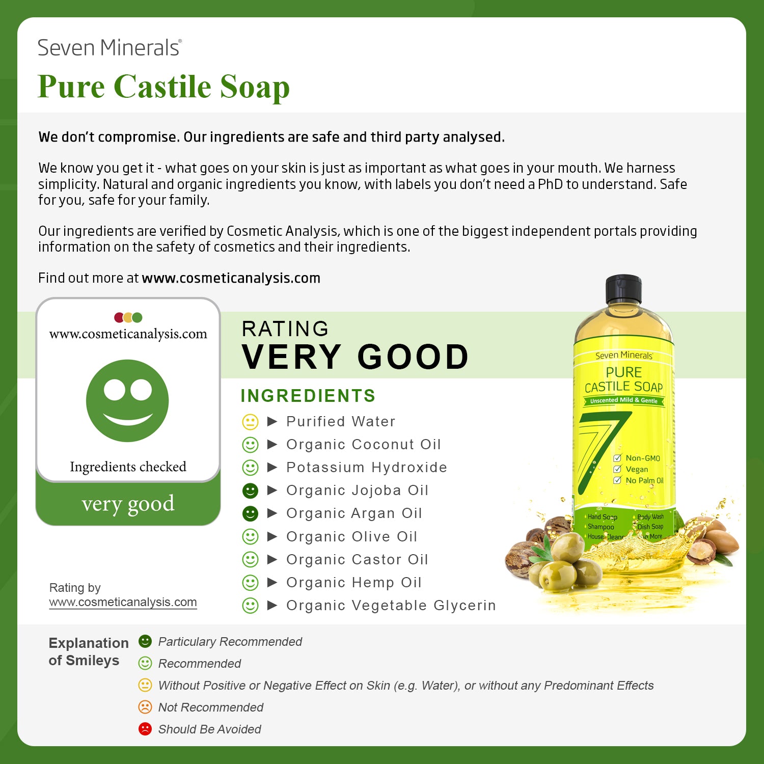 Pure Castile Soap (Shipping within USA only)