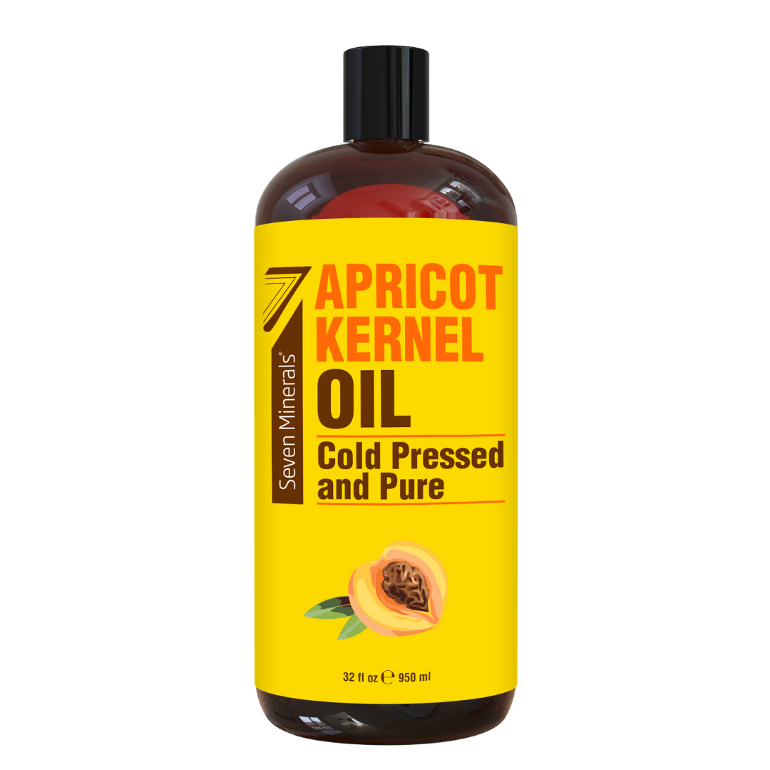 Pure Cold Pressed Apricot Kernel Oil, Hexane Free - Big 32 fl oz Pure Cold Pressed Apricot Kernel Oil, Hexane Free - Big 32 fl oz